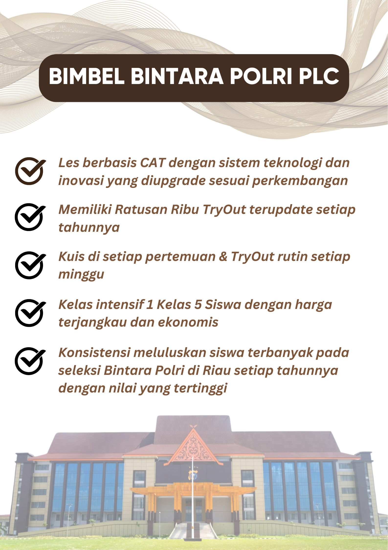 apa keunggulan bimbel snbt di bimbel plc pekanbaru