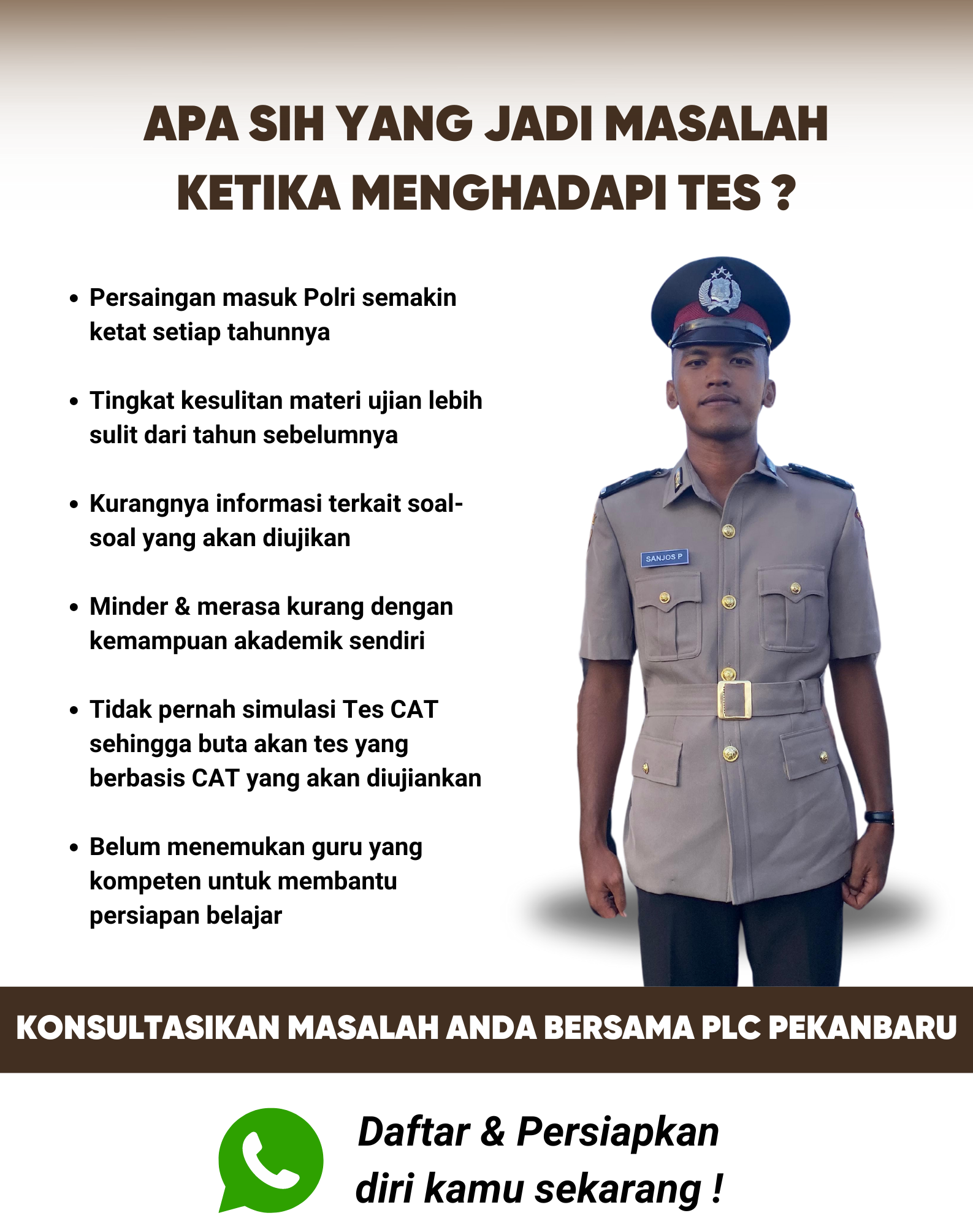 apa yang menjadi masalah ketika menghadapi tes snbt